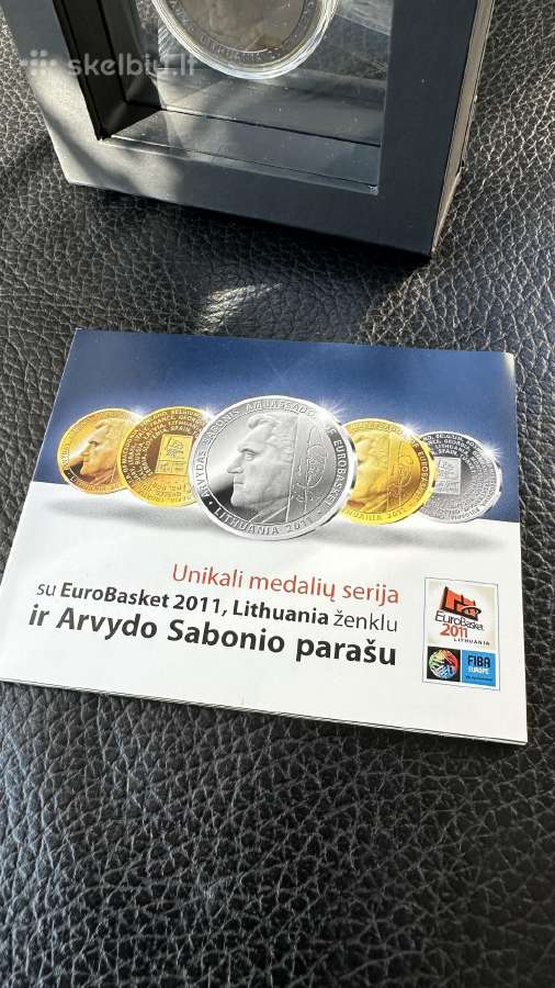 Puiki dovana-medalis 2011m Europos krepšinio čemp. - nuotraukos Nr. 6