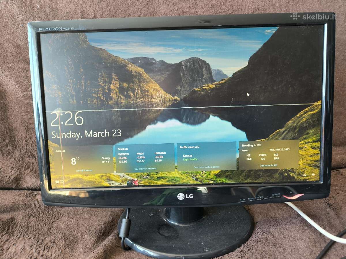 Monitorius LG Flatron W2243s-pf