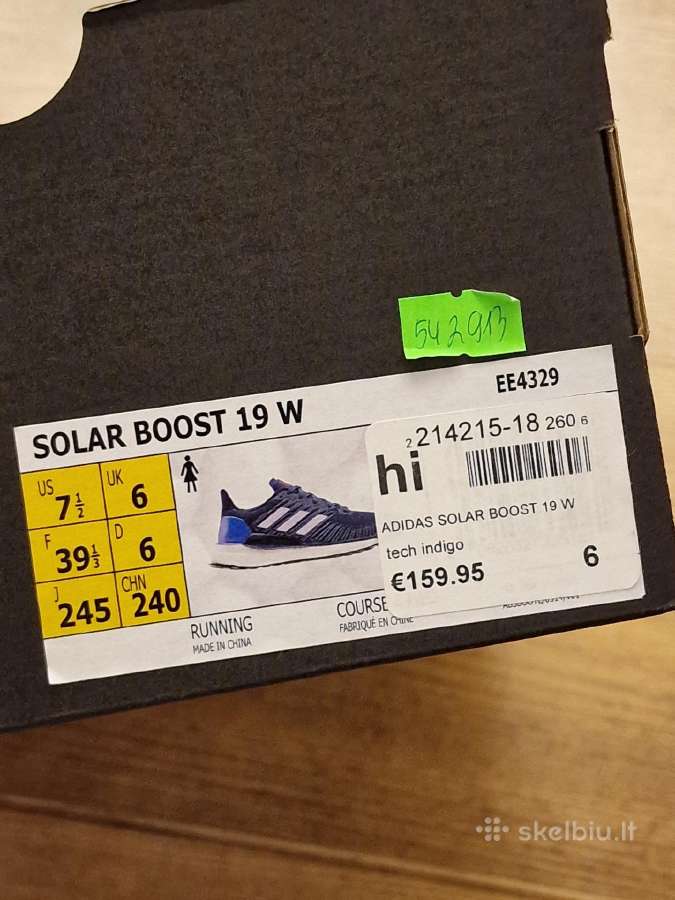 Bėgimo batai Adidas Solar Boost 19 sneakers - nuotraukos Nr. 7