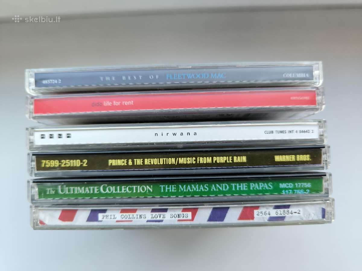 Keletas CD Fleetwood Mac, Prince, phil Collins, Di - nuotraukos Nr. 5