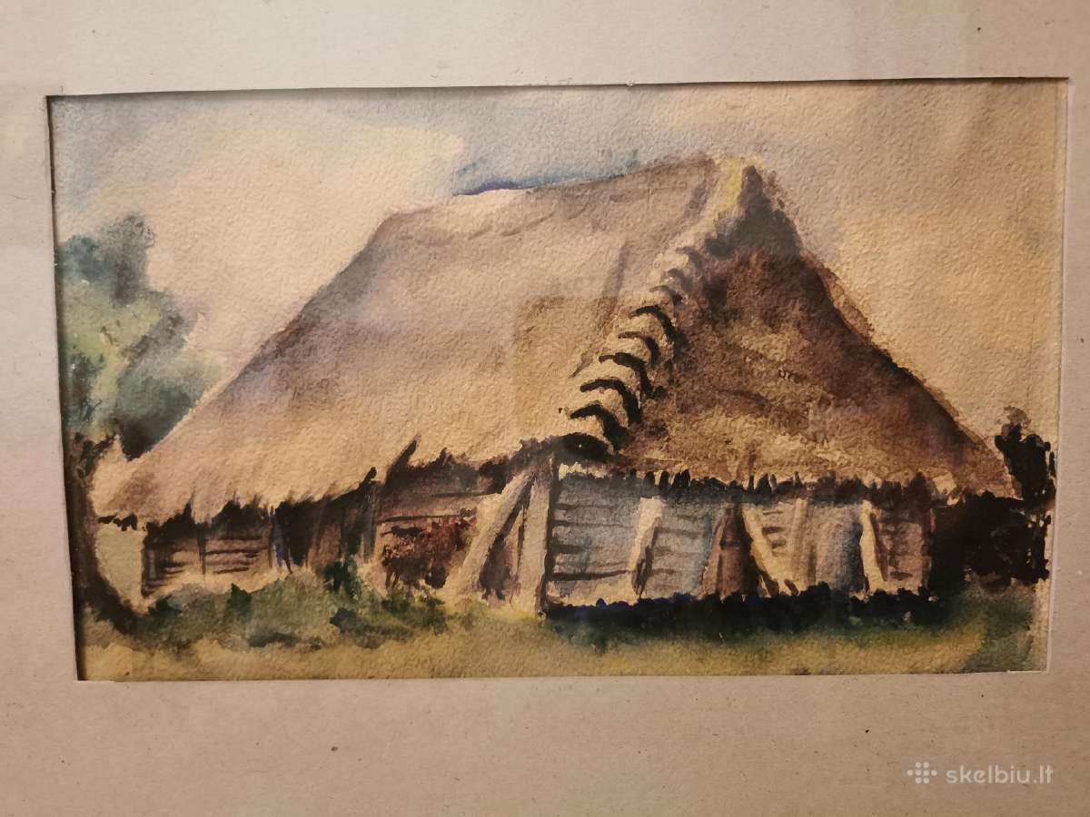 Akvarelė Sodyba - nuotraukos Nr. 2