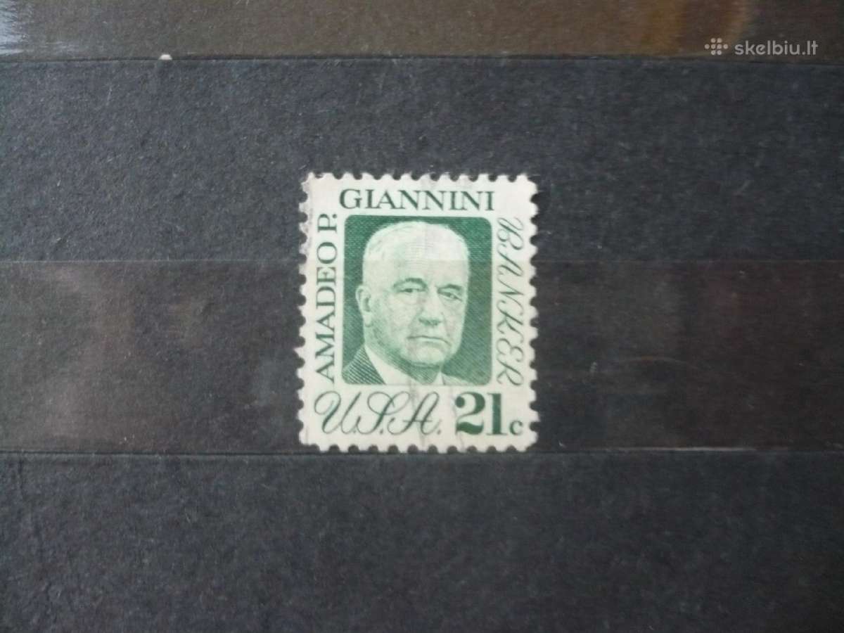 1973 Žymūs amerikiečiai – Amadeo Giannini