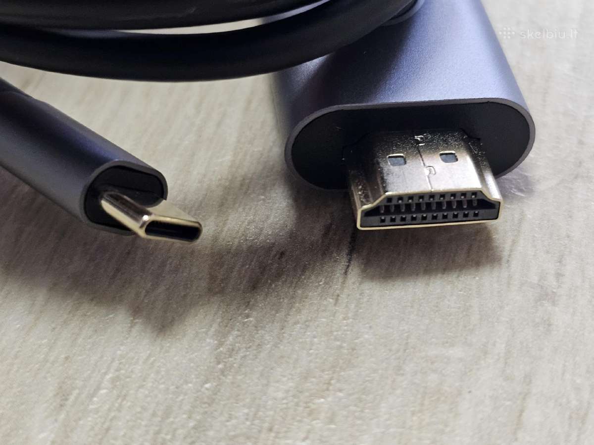Usb-c į to Hdmi laidas 1.8 m. Mhl - nuotraukos Nr. 9