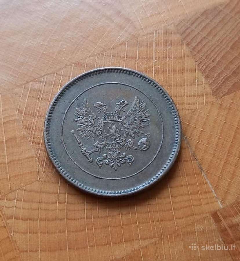Suomija - Rusija 1917 5 peni