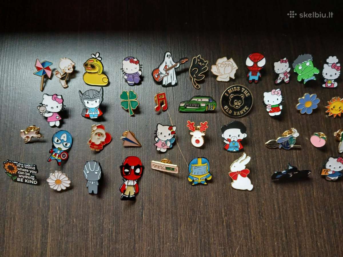 Vaikiški ženkliukai 39vnt Sunkaus metalo