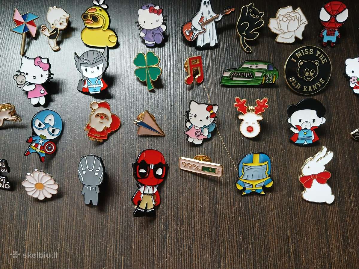 Vaikiški ženkliukai 39vnt Sunkaus metalo - nuotraukos Nr. 5
