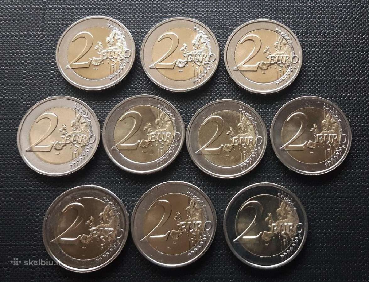2 eurų monetos - nuotraukos Nr. 2