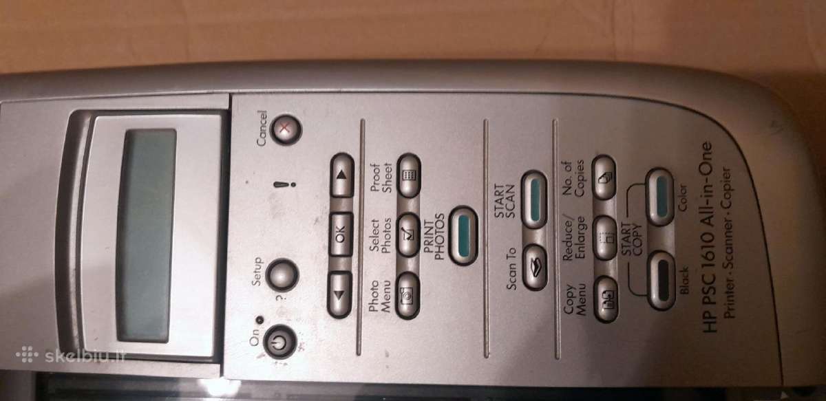 Daugiafunkcinis įrenginys Hp Psc 1610 All-in-one - nuotraukos Nr. 3