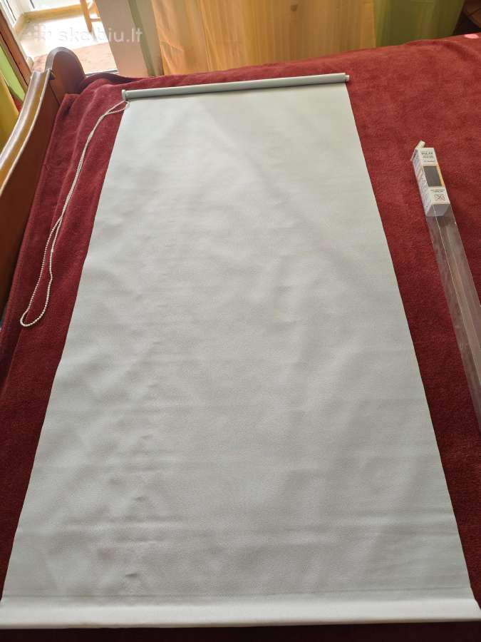 Roletas 72,5 x 150 cm pilkas kabinamas arba tvirti - nuotraukos Nr. 3