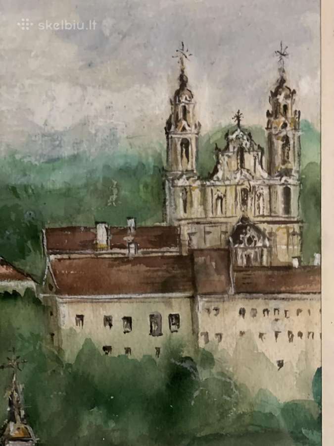 Paveikslas, Vilnius senamiestis 39 x 43 - nuotraukos Nr. 2