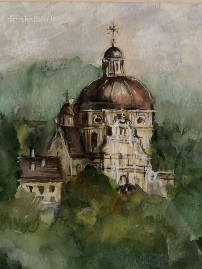 Paveikslas, Vilnius senamiestis 39 x 43 - nuotraukos Nr. 3