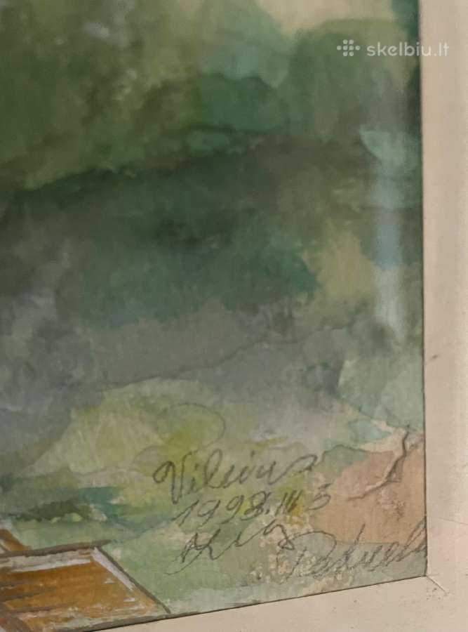 Paveikslas, Vilnius senamiestis 39 x 43 - nuotraukos Nr. 4