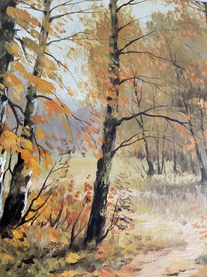 Paveikslas “Ruduo", tapyba aliejumi 43x54 - nuotraukos Nr. 2