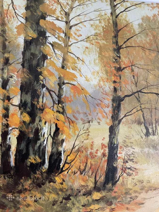 Paveikslas “Ruduo", tapyba aliejumi 43x54 - nuotraukos Nr. 4