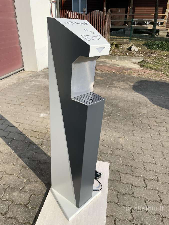 Rankų dezinfekavimo stotelė su automatiniu dozator - nuotraukos Nr. 2