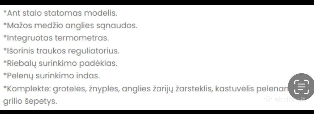 Mibrasa 70kg/h anglies grilis Hmb 75 - nuotraukos Nr. 5