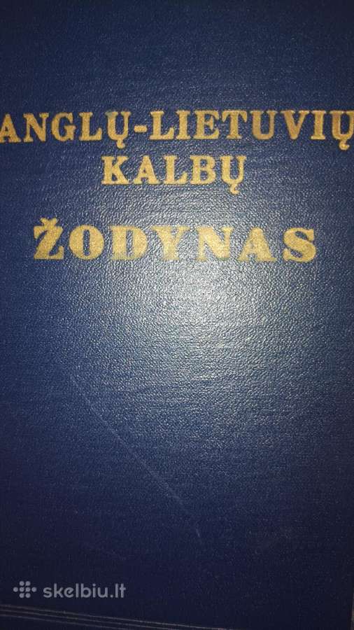 Anglų-lietuvių kalbų žodynas