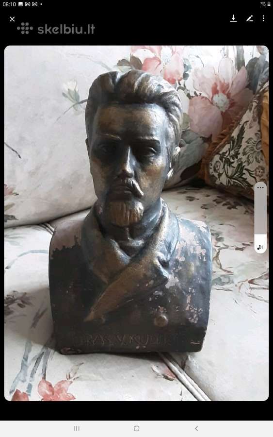 Vinco Kudirkos unikalus tarpukario biustas