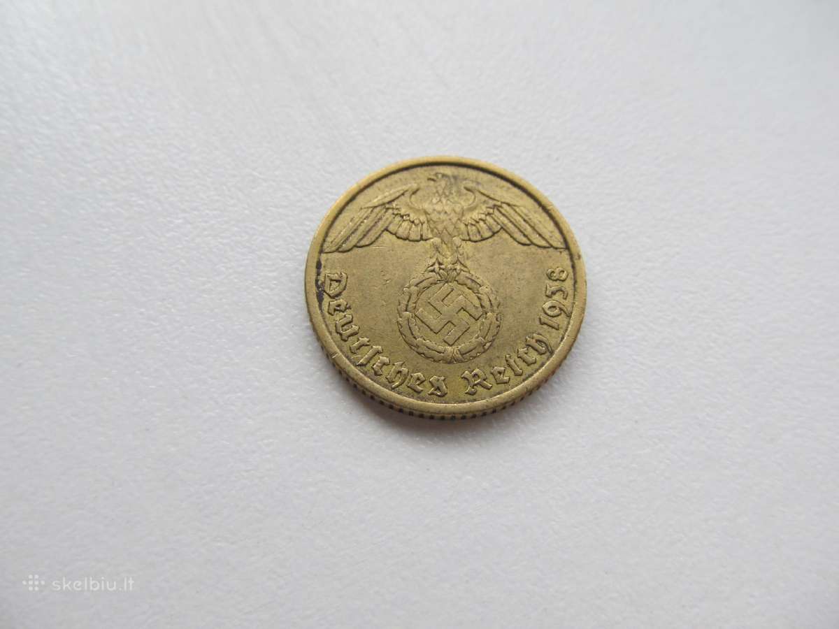 10 reichspfennig , Vokietija , 1938 A - nuotraukos Nr. 2