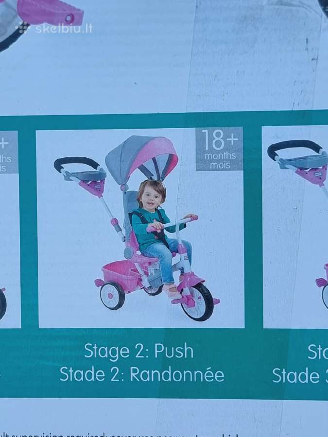 Puikus Little tikes 4v1 triratukas - nuotraukos Nr. 5