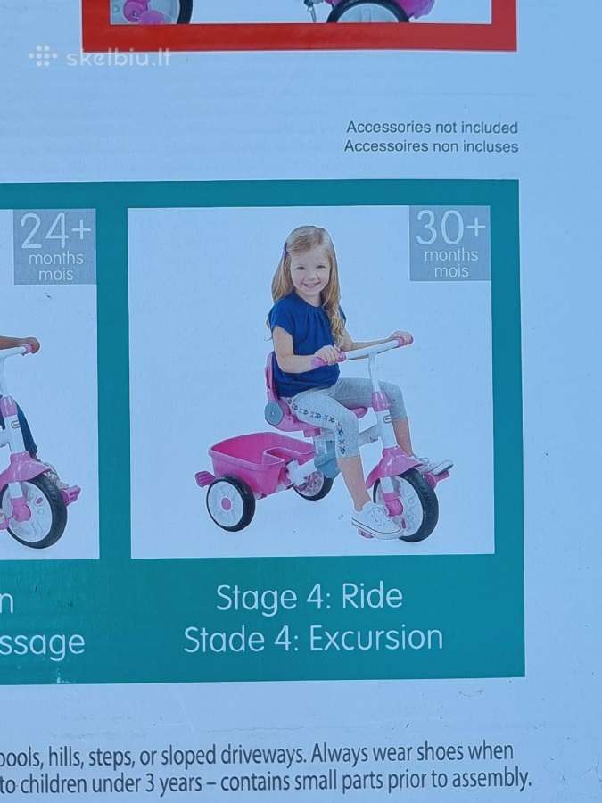 Puikus Little tikes 4v1 triratukas - nuotraukos Nr. 7