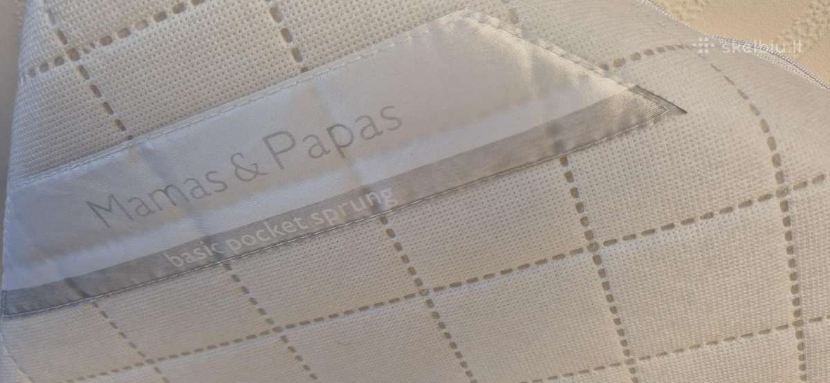 Mamas & Papas vaikiška lovytė su čiužiniu - nuotraukos Nr. 8