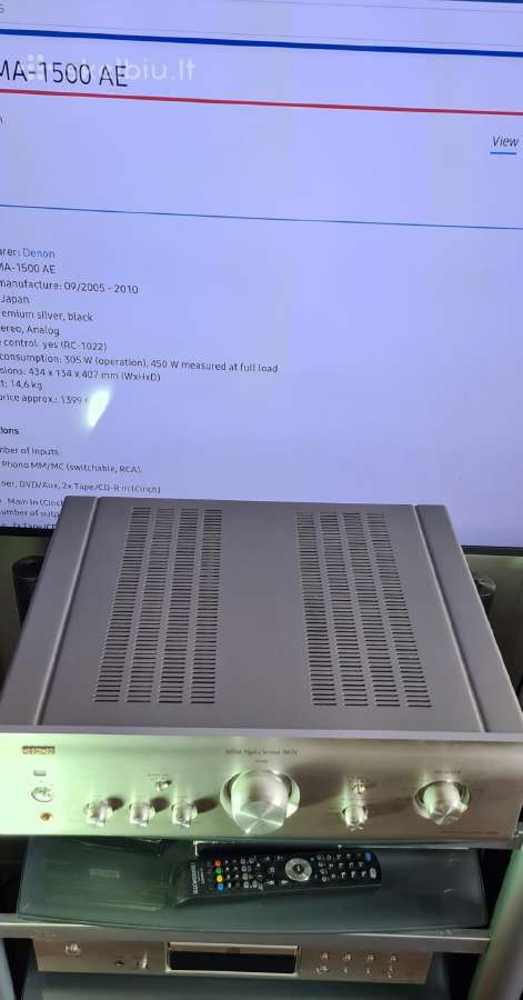 Denon pma 1500ae - nuotraukos Nr. 5