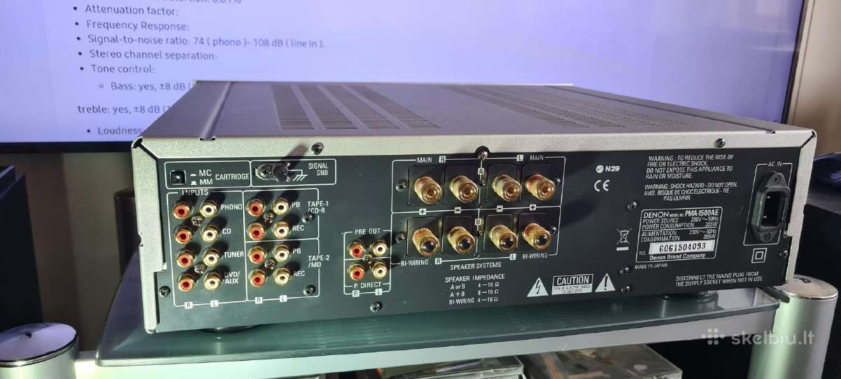 Denon pma 1500ae - nuotraukos Nr. 7