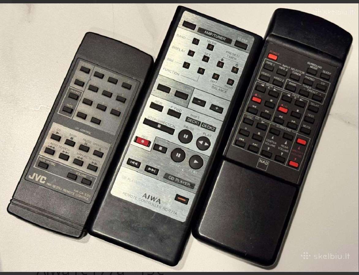 JVC, aiwa pultai