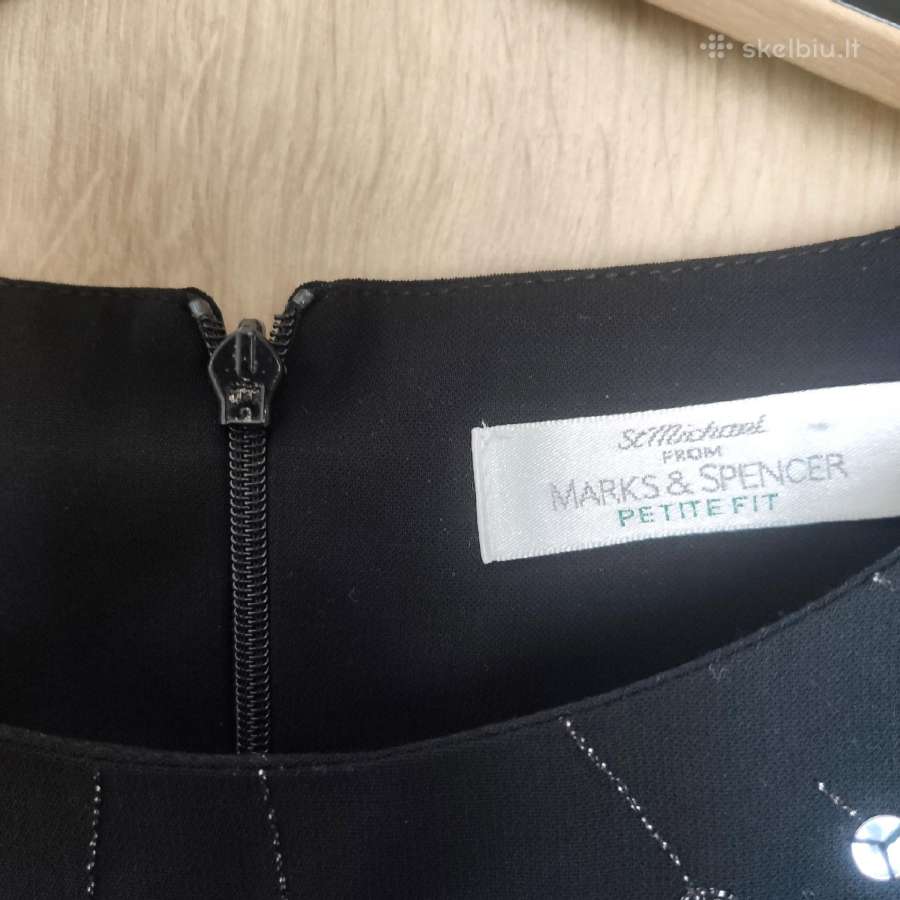 Juoda berankovė "marks&spencer" moteriška suknelė - nuotraukos Nr. 2
