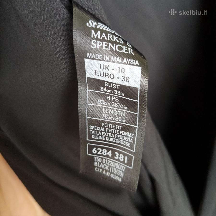 Juoda berankovė "marks&spencer" moteriška suknelė - nuotraukos Nr. 4