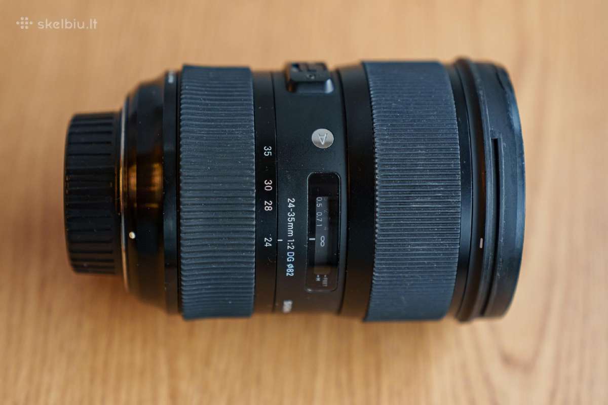 Objektyvą Sigma Art 24-35 f/2.0 Nikon sistemai - nuotraukos Nr. 8