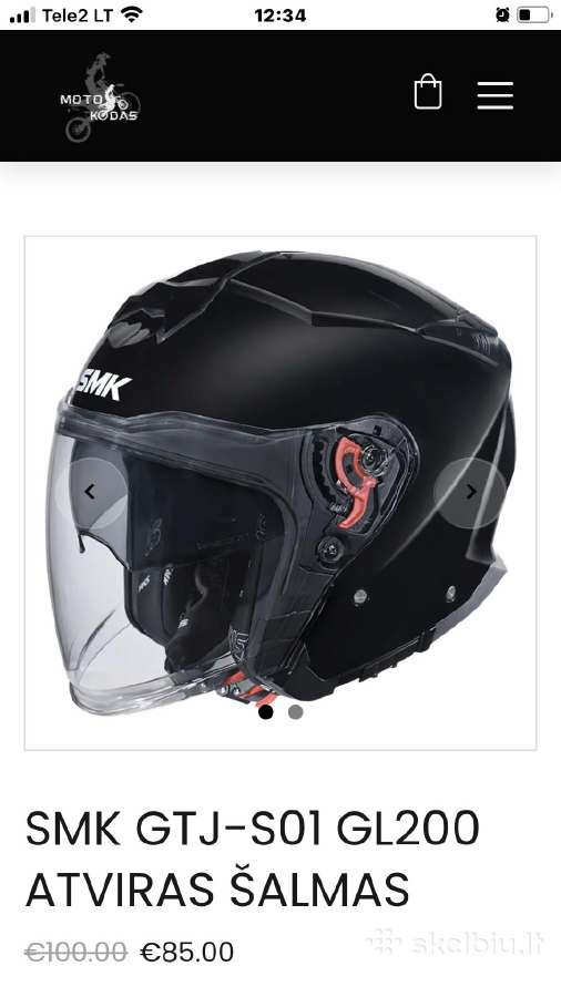 Atviri moto šalmai