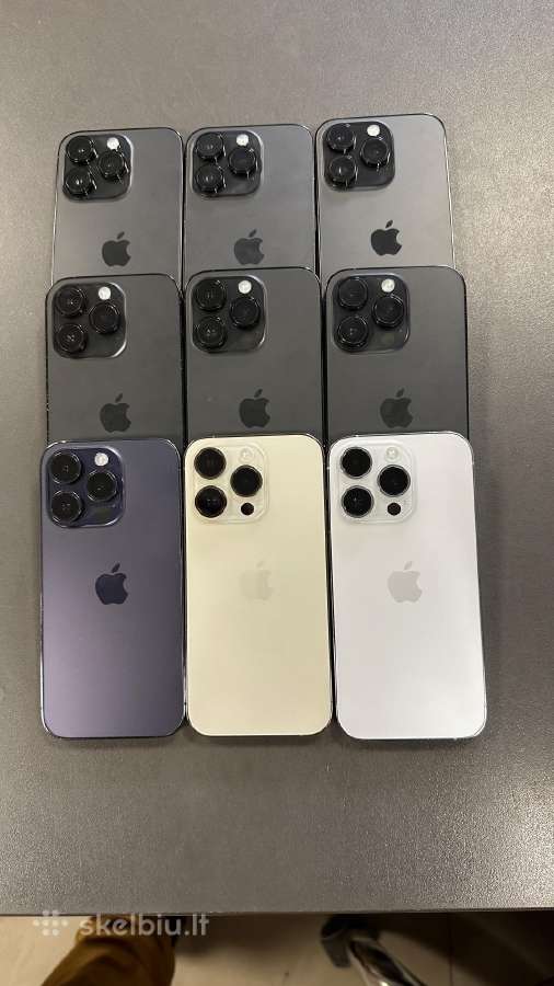 Platus iPhone 14 pro 128/256gb pasirinkimas.