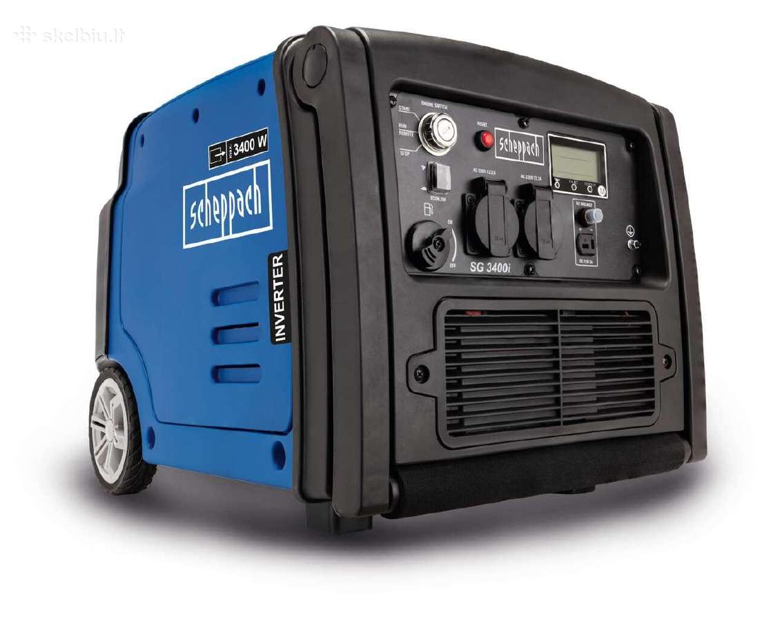 Inverterinis generatorius, Scheppach Sg3400i 230v - nuotraukos Nr. 2