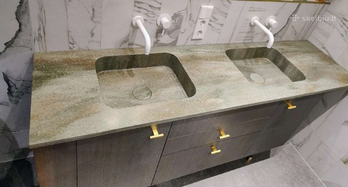 Dirbtinio akmens stalviršiai. Corian, Hi-macs - nuotraukos Nr. 8