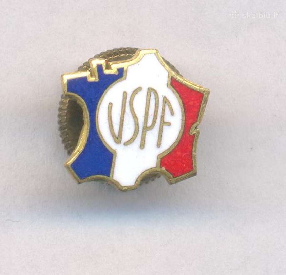 Uspf Prancūzijos policijos sporto sąjungos ženkliu