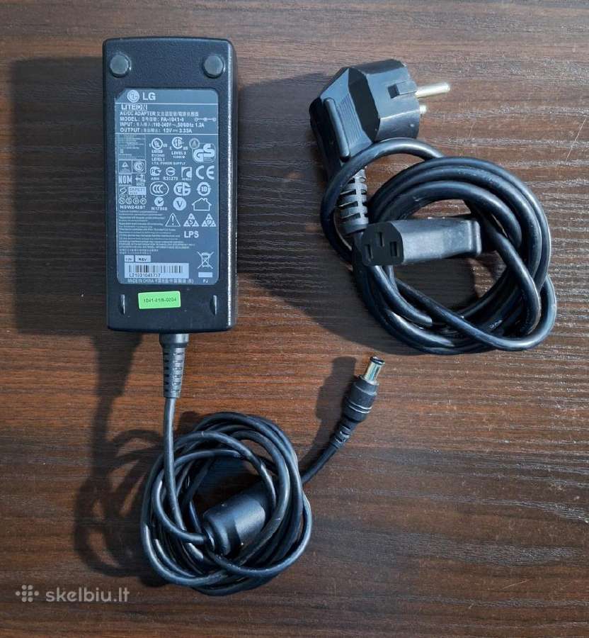 "LG" nešiojamojo kompiuterio maitinimo adapteris