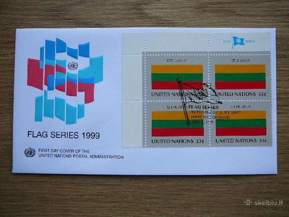 Sno - Lietuva 1999 antsp. Pdv Fdc #lit01