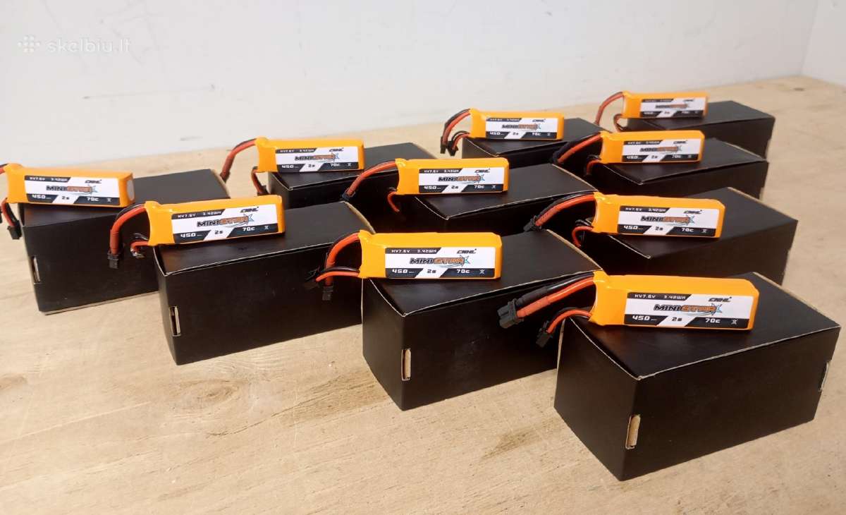 Naujos Cnhl 450mah 2s 70c Lipo Lihv