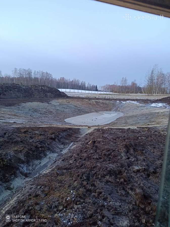 Tvenkiniu kasimas, ekskavatoriaus nuoma - nuotraukos Nr. 15
