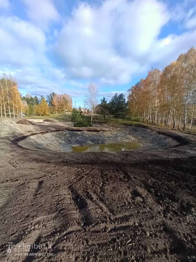 Tvenkiniu kasimas, ekskavatoriaus nuoma - nuotraukos Nr. 16