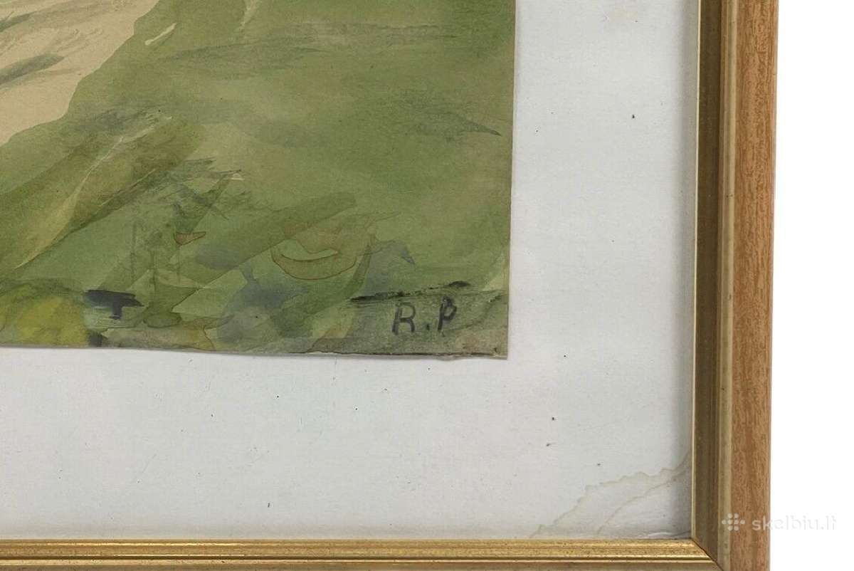 (Popierius akvarelė ), 42x32 см. kaina 25 eurai - nuotraukos Nr. 3