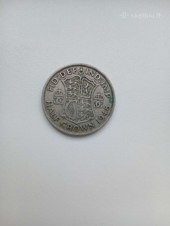 Didziosios Britanijos 1948 Half Crown