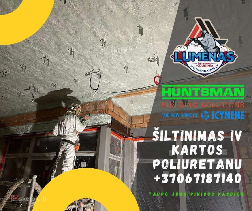 Šiltinimas Poliuretanu ir Biriomios vatomis. - nuotraukos Nr. 10
