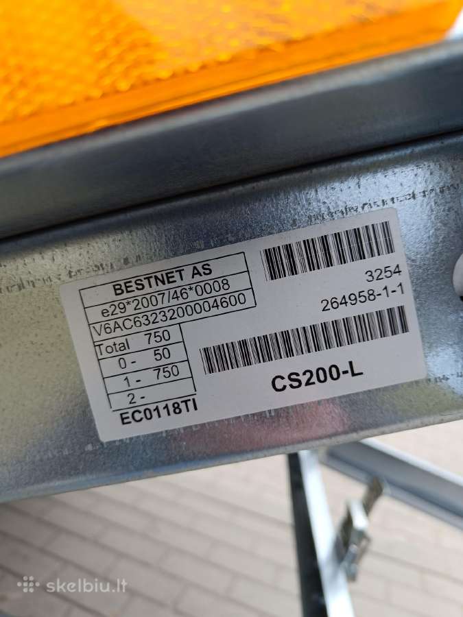 Automobilių priekabos, Gera kaina - nuotraukos Nr. 15