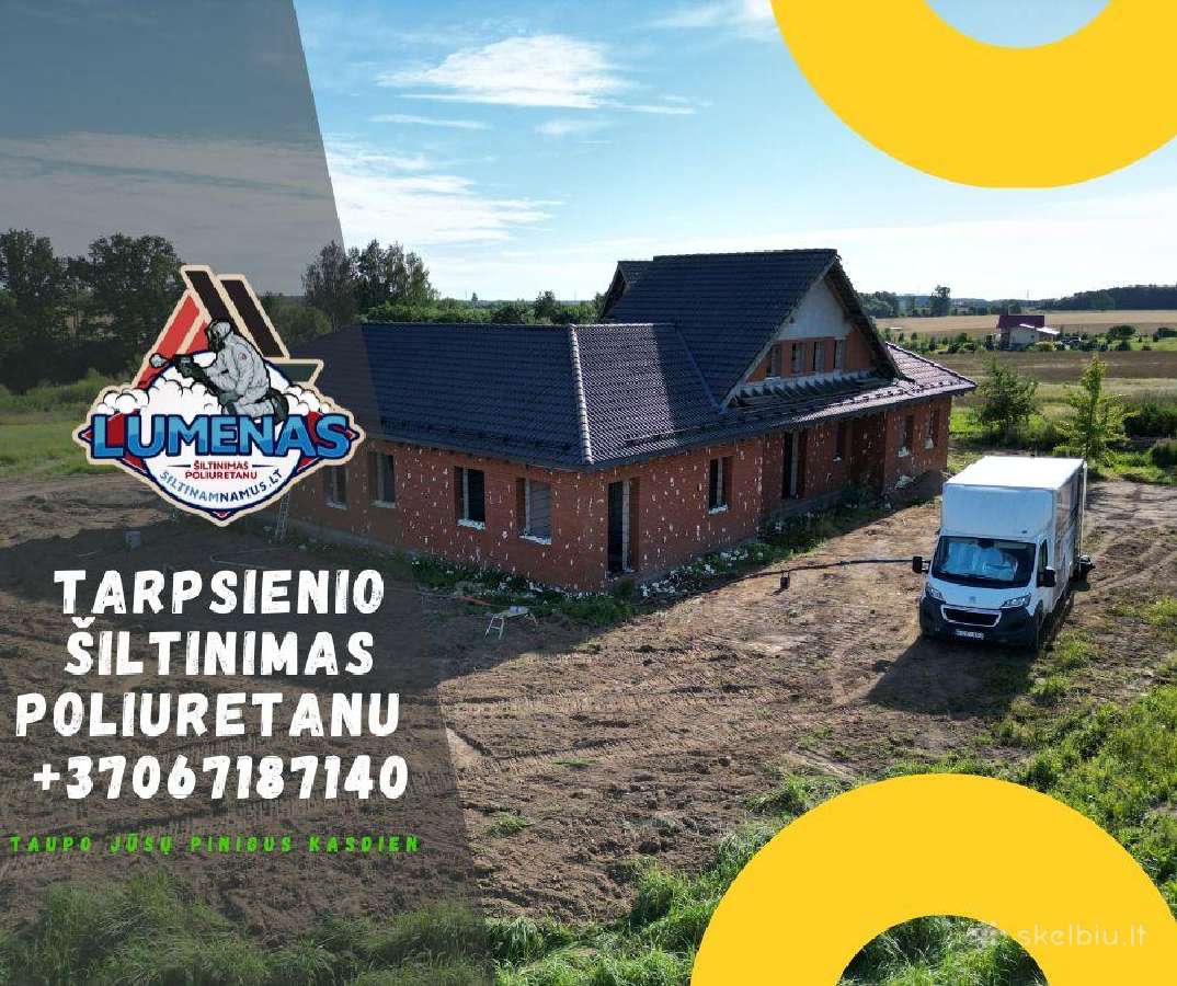 Šiltinimas Poliuretanu ir Biriomios vatomis. - nuotraukos Nr. 15