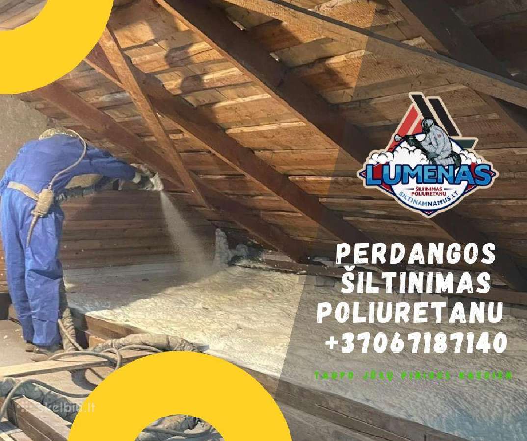 Tarpsienio Šiltinimas Valome oro tarpus perdangas. - nuotraukos Nr. 8