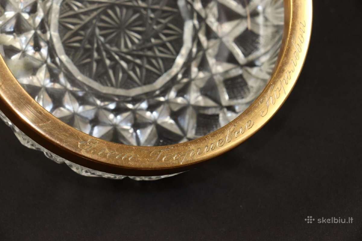Saldaininės (4 šт.) ir peleninė, Stiklas, Мelchior - nuotraukos Nr. 9