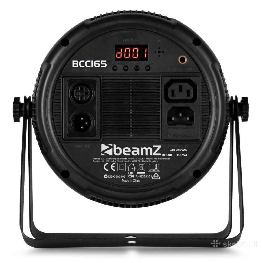 Beamz Bcc165 Flat Par 14x 4w Rgbaw-uv - nuotraukos Nr. 4